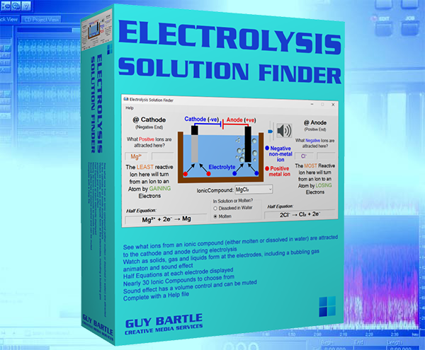 Electrolysis Solution Finder background