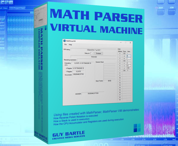 Math Parser Virtual Machine background
